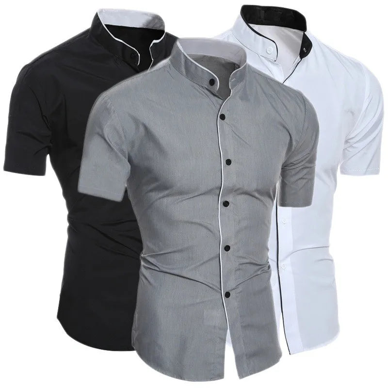 Men’s Slim Fit Button-Up Shirt
