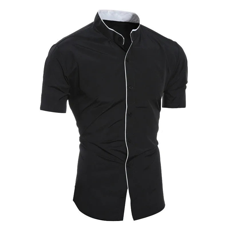 Men’s Slim Fit Button-Up Shirt