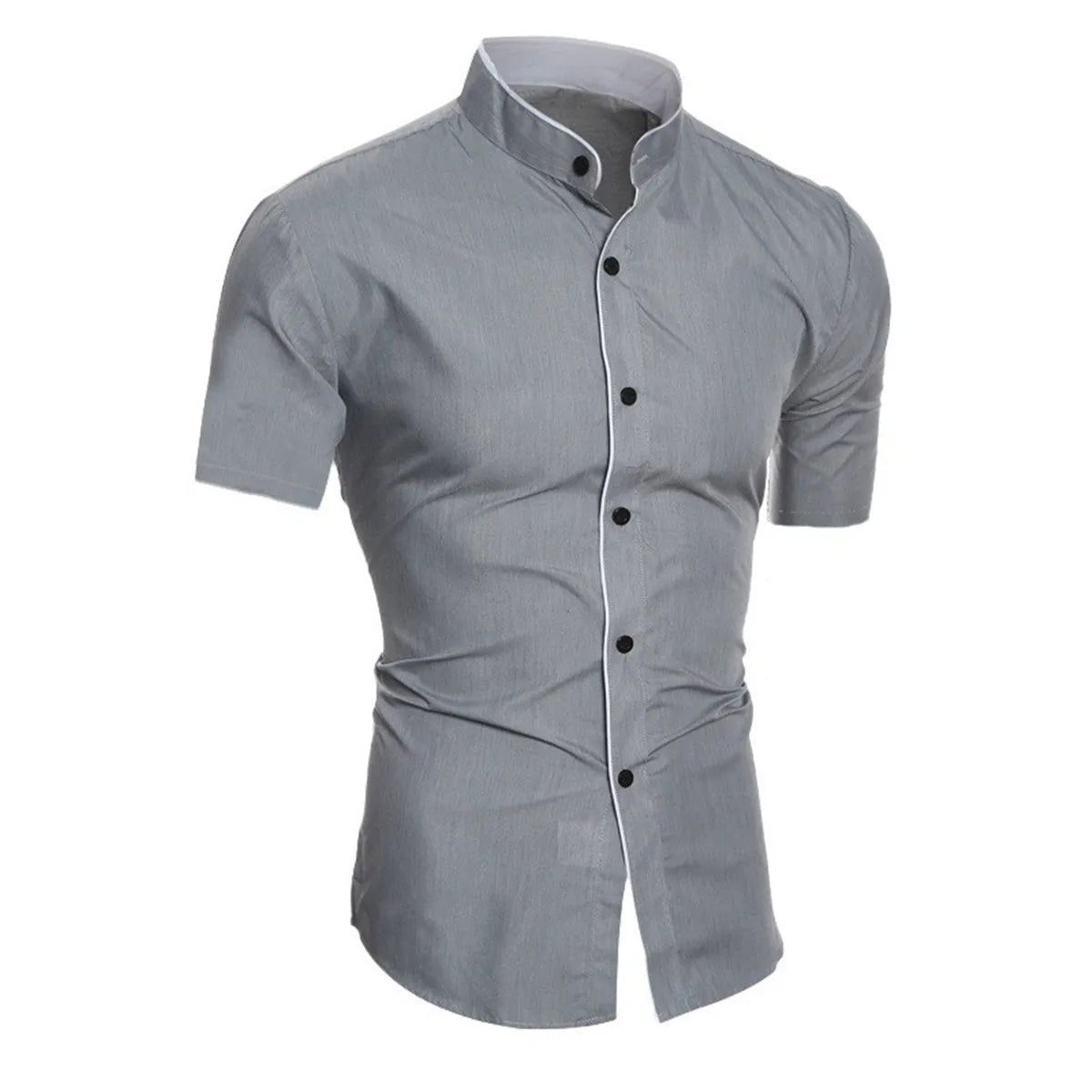Men’s Slim Fit Button-Up Shirt